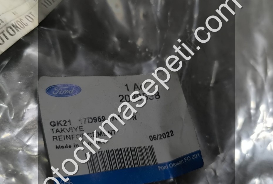 ford transit custom tampon bağlantı ayağı ön sol GK2117D959