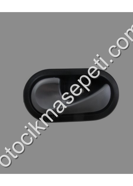 Renault Modus Ön Kapı İç Açma Kolu Sol Siyah Elceği Gümüş Gri 200