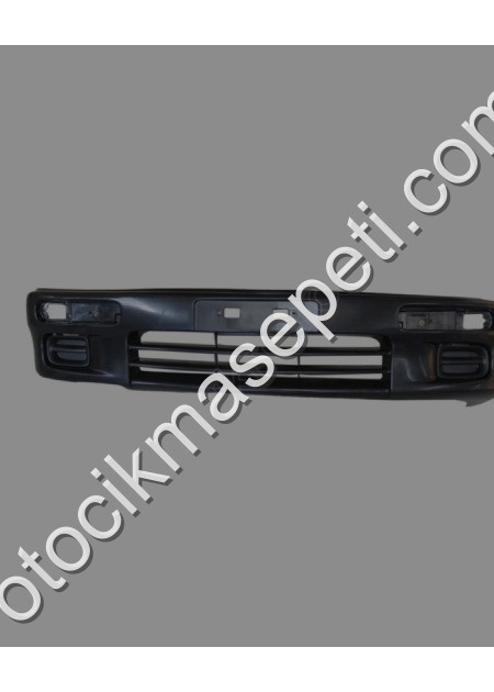 Mazda 323 Familia Ön Tampon Siyah Tampon Sinyal Delikli/Sis