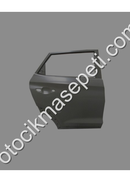 Hyundai Tucson Arka Kapi Komple Sağ Gri Boyali İceli/Çekomasti