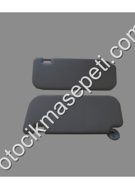 Toyota Corolla E150 Güneşlik Gri Sağ/Sol Set 2 Parça Segmanli 2