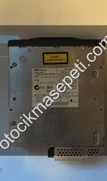 65126986081 6512-6986081 bmw 5 serisi e60 cd ünitesi
