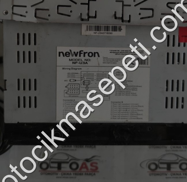 VOLKSWAGEN TRANSPORTER RADYO EKRAN (NEWFRON NF-U3A)