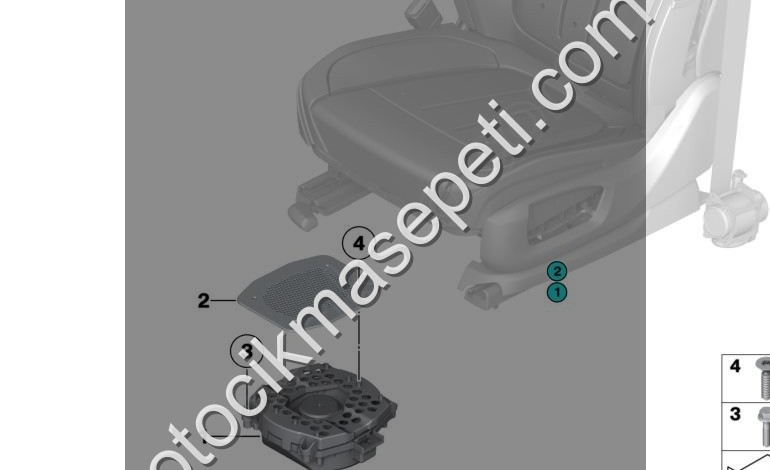 65139287756 9287756 BMW X3 X5 MERKEZİ CDD HOPARLÖR SUBWOOFER