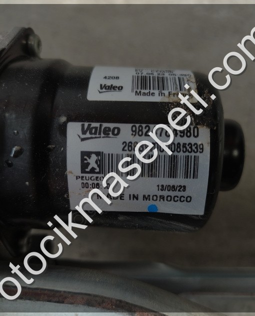 9824784980 Opel Corsa F Cam silecek motoru