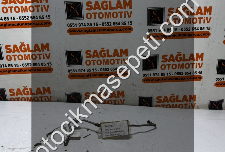 ÇIKMA FORD TRANSİT 14-19 TURBO YAĞLAMA BORUSU OEM FB3Q6K679A