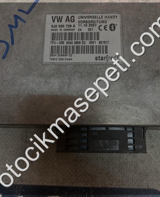 ÇIKMA SKODA FABIA 5J0 035 729 A 5J0035729A BLUETOOTH MODÜLÜ