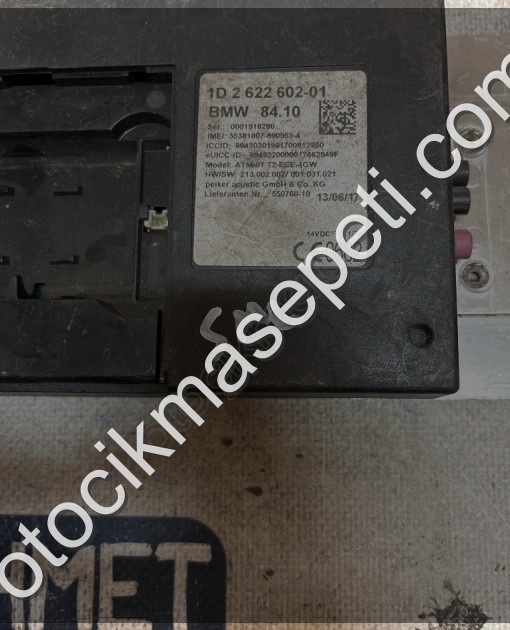 ÇIKMA BMW 1 2 3 4 5 6 7 1D 2 622 602-01 BLUETOOTH MODÜLÜ