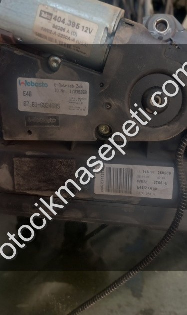 bmw e46 tek kapı sunroof