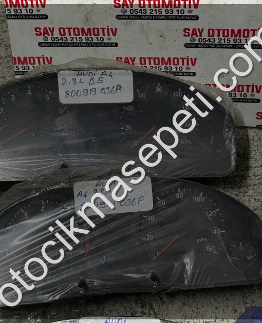 8D0919911 AUDİ A4 B5 A6 BENZİNLİ GÖSTERGE  KM SAATİ 1998/1999