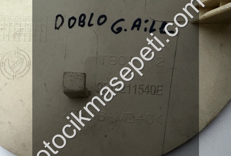 FİAT DOBLO G. AİLE DIŞ DEPO KAPAĞI