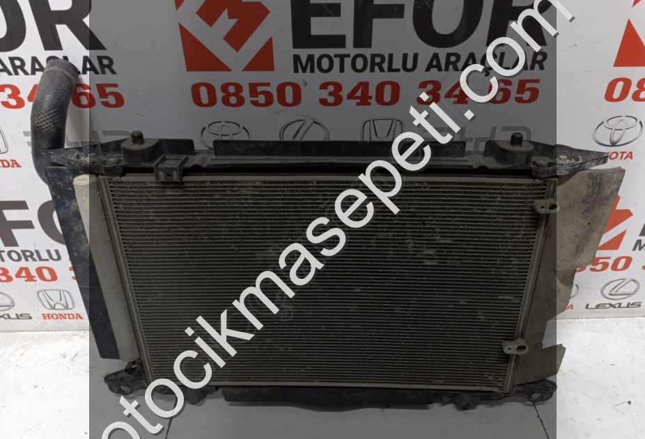 TOYOTA AURİS BENZİNLİ KOMPLE RADYATÖR SETİ ÇIKMA ORİJİNAL PARÇA