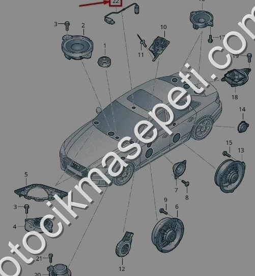 4M0035711 ORJİNAL MİKROFON