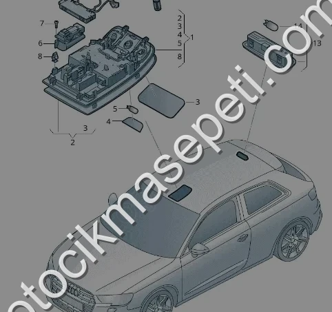 8X2035711 ORJİNAL  MİKROFON A3 Q3