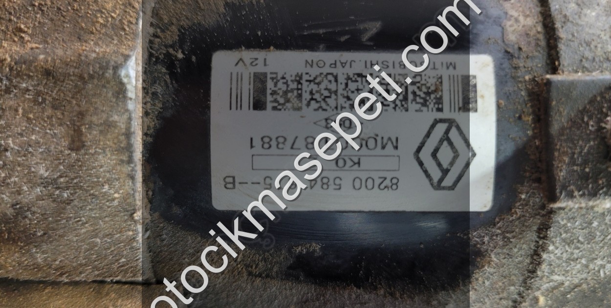 Renault Kangoo 3 1.5 dCi Marş Dinamosu (Marş Motoru) 8200584675